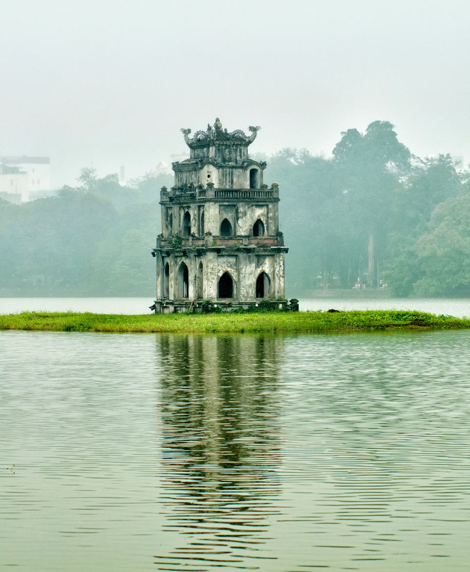 Turtle Tower in Sword Lake Hanoi